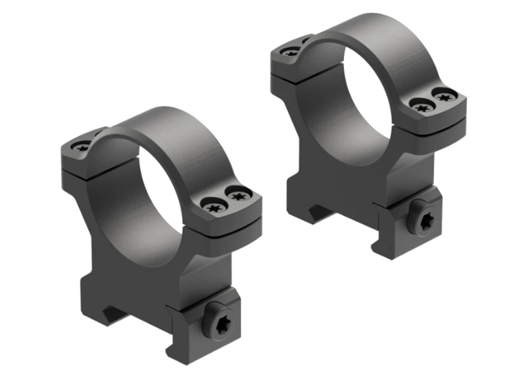 Open Range Cross Slot 30mm Rings in High Matte Finish by Leupold