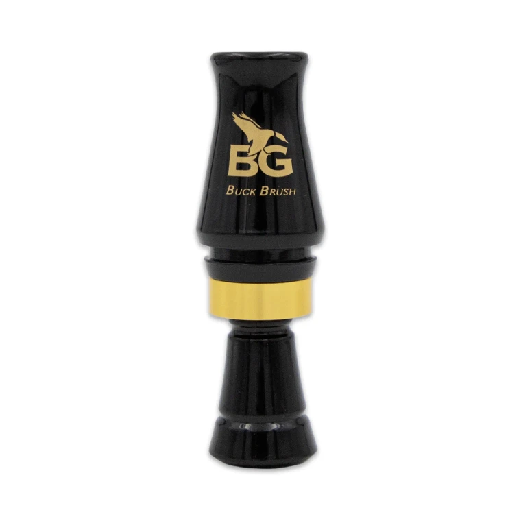 Buck Brush Poly Short Barrel Duck Call - Black by Buck Gardner