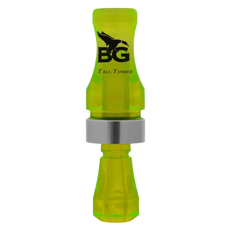 Flooded Green Polycarbonate Tall Timber Single Reed Duck Call by Buck Gardner