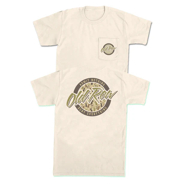 Men's Outdoors 80s Camo Pocket Short Sleeve Graphic Tee Shirt by Old Row