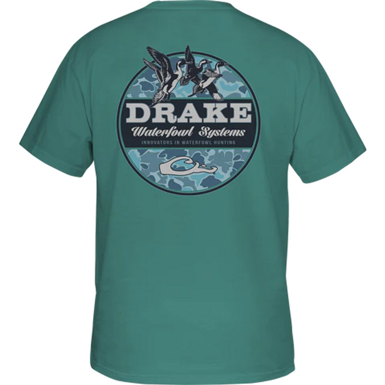 Old School Circle Short Sleeve Tee Shirt by Drake