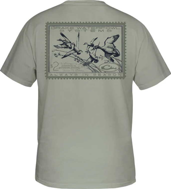 Stamped Teal T-Shirt by Drake