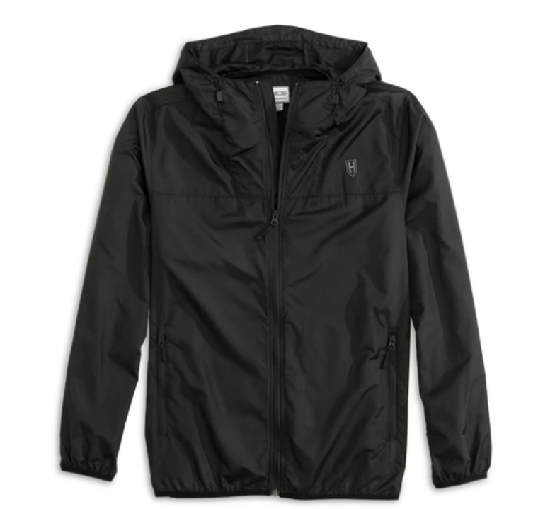 Leeward Hooded Jacket in Black by Heybo