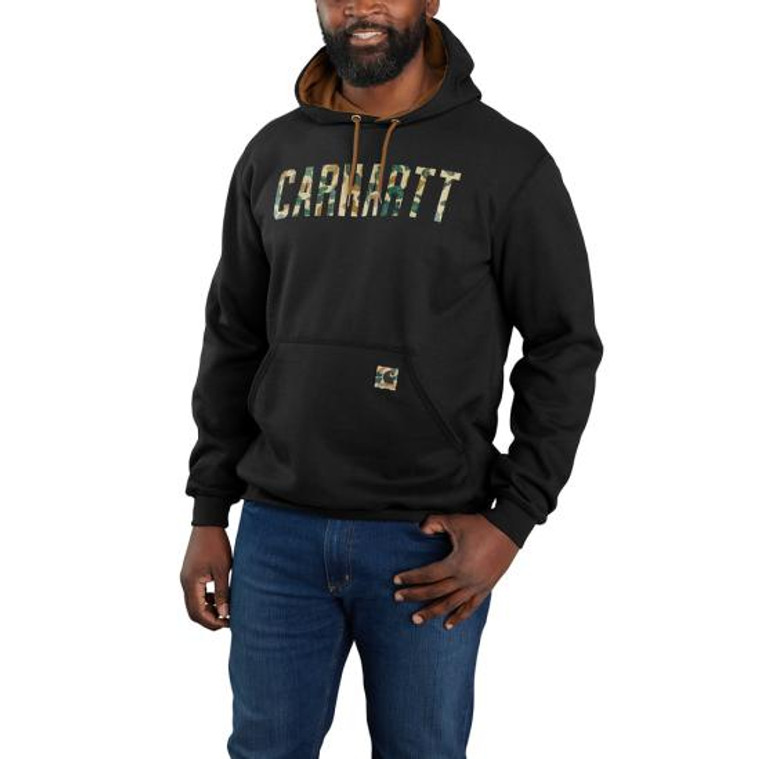 Loose Fit Heavy Weight Camo Graphic Hoodie by Carhartt
