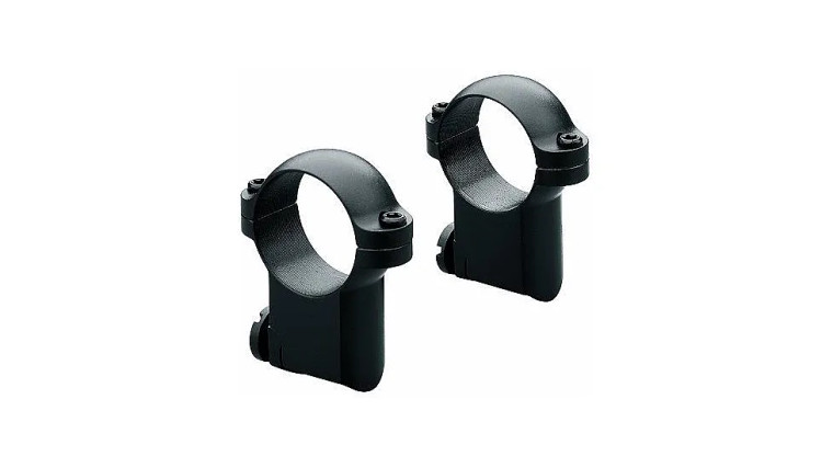 Scope Rings Picatinny Style Matte Black in High Height with 1 Inch Tube Size for CZ 527 by Leupold