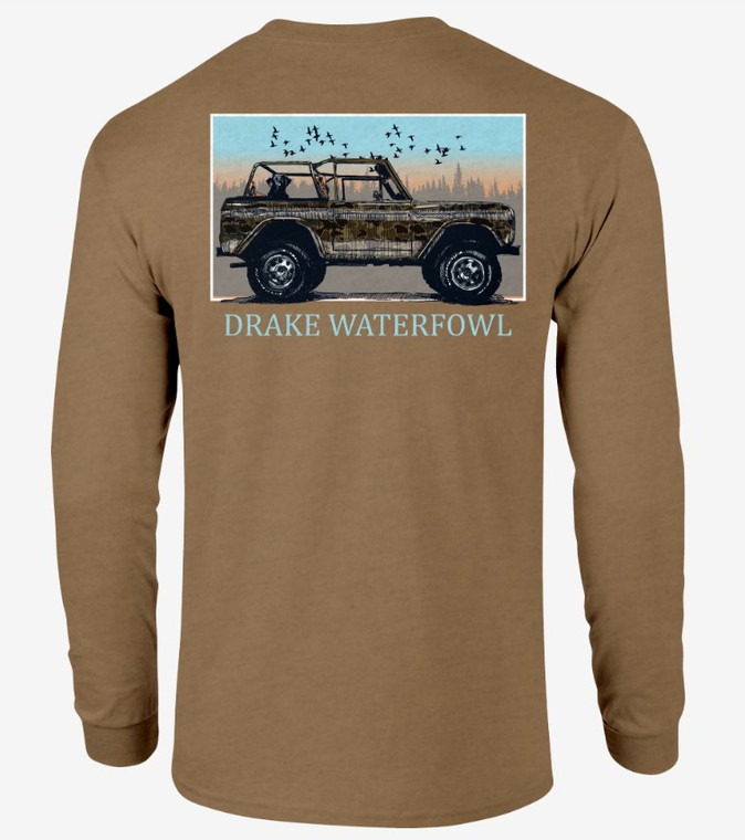 Old School Ride Along Long Sleeve Tee Shirt by Drake