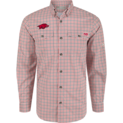 Arkansas Frat Tattersall Long Sleeve by Drake Waterfowl