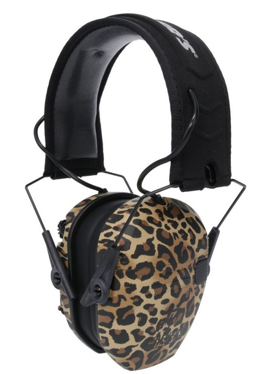 Razor Slim Electronic Muff in Leopard Print by Walkers