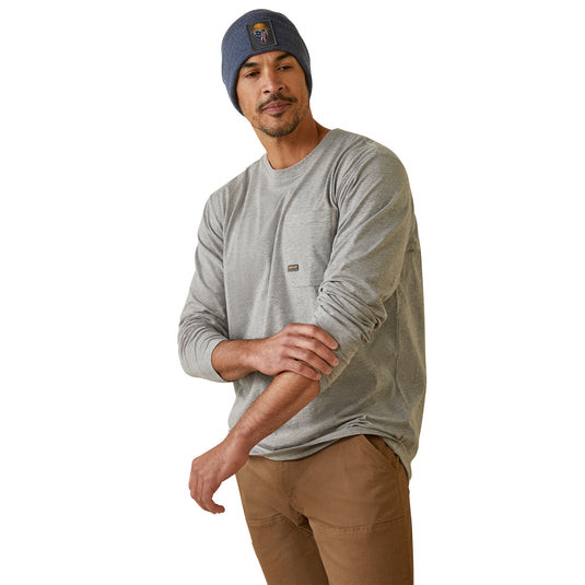 Men's Rebar Workman Patches Long Sleeve Tee Shirt by Ariat