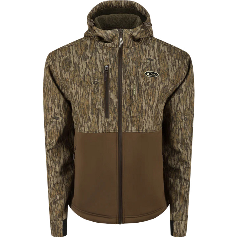 MST Hole Shot Hooded Windproof Eqwader Full Zip Jacket for Men, by Drake
