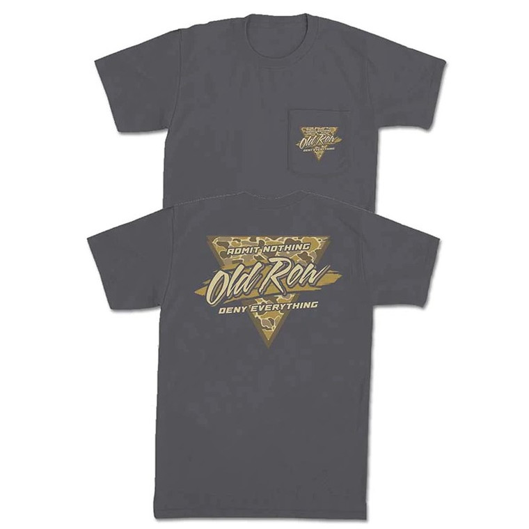 Camo Retro Triangle 2.0 Short Sleeve Tee Shirt by Old Row