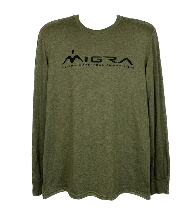 Men's Classic Logo Long Sleeve Shirt by MIGRA