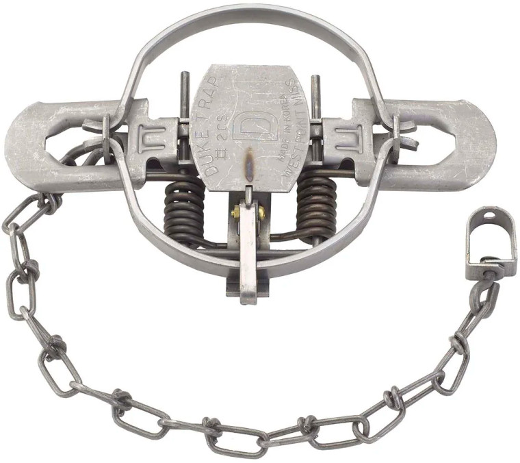 Duke #2 Coil Spring Trap Steel Silver by Duke Company