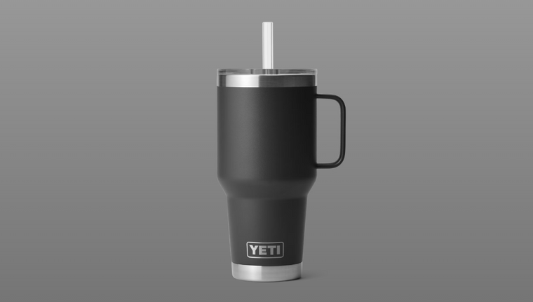 Rambler 35oz Straw Mug in Black by YETI