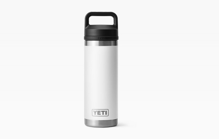 Rambler 18oz Water Bottle with Chug Cap in White by Yeti