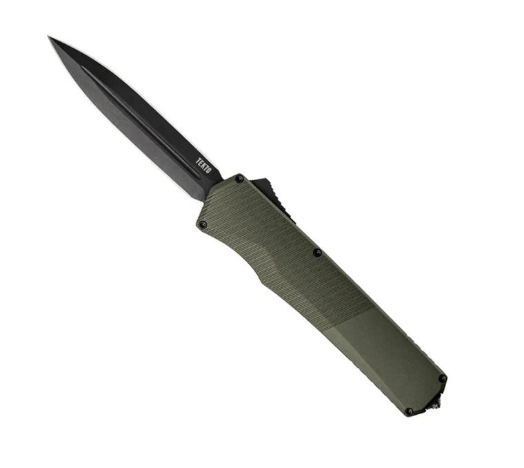 A5 Spry OD Green Aluminum by Tetko Knives