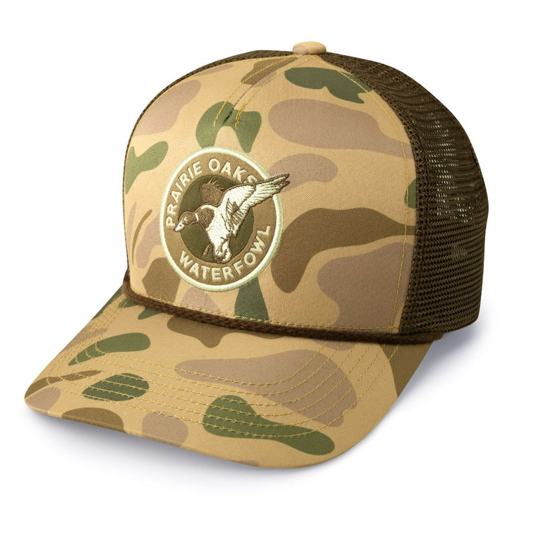 Vintage Camo Trucker Hat by Prairie Oaks Waterfowl