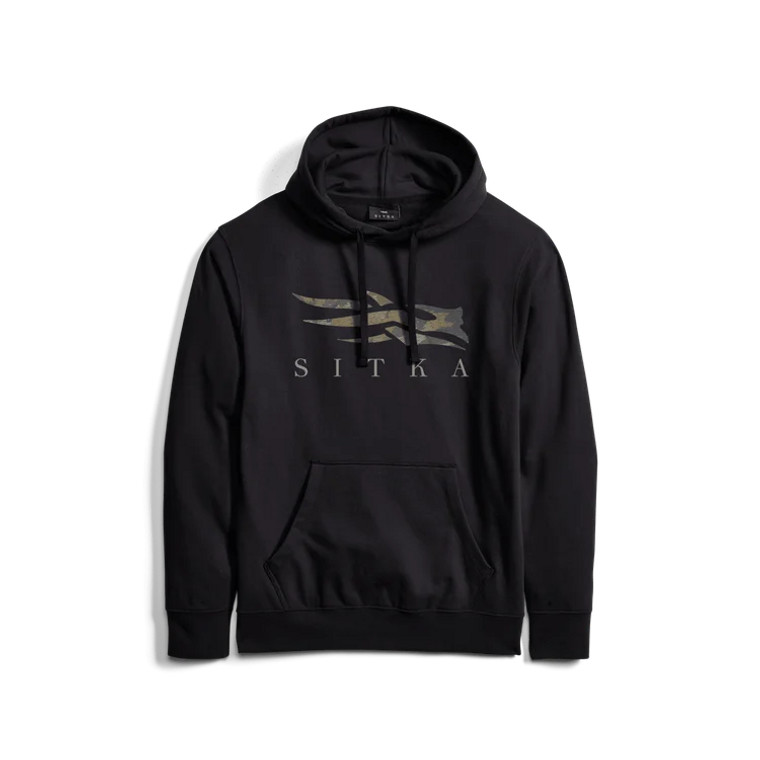Men's Icon Optifade Pullover Hoodie, by Sitka - Black TImber
