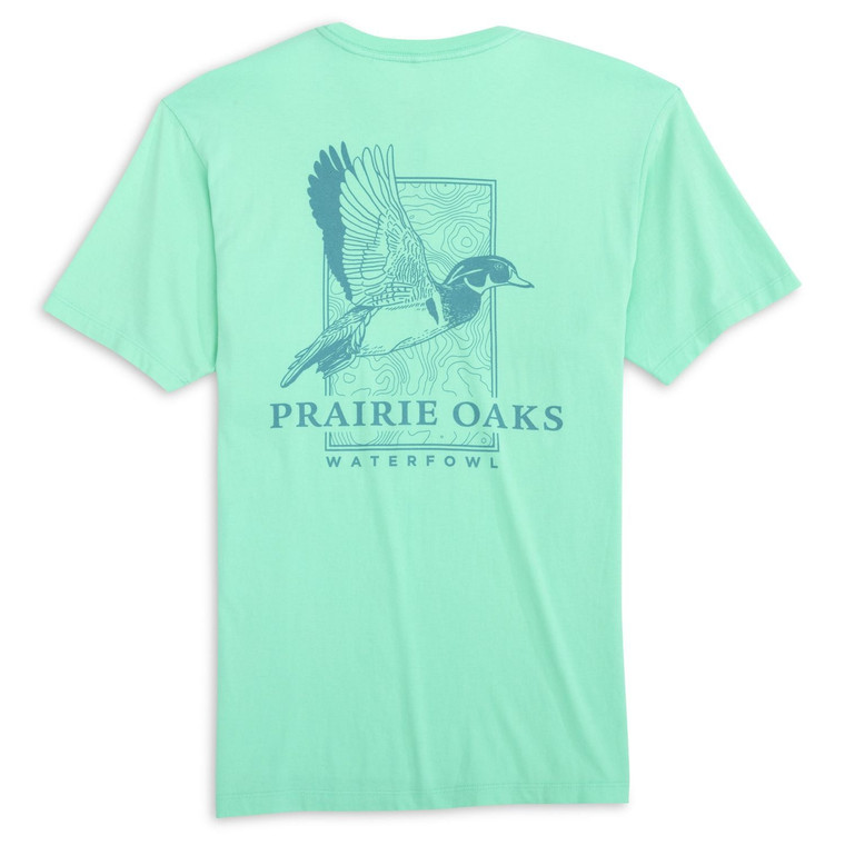 Topo Woodie Short Sleeve Tee Shirt by Prairie Oaks Waterfowl