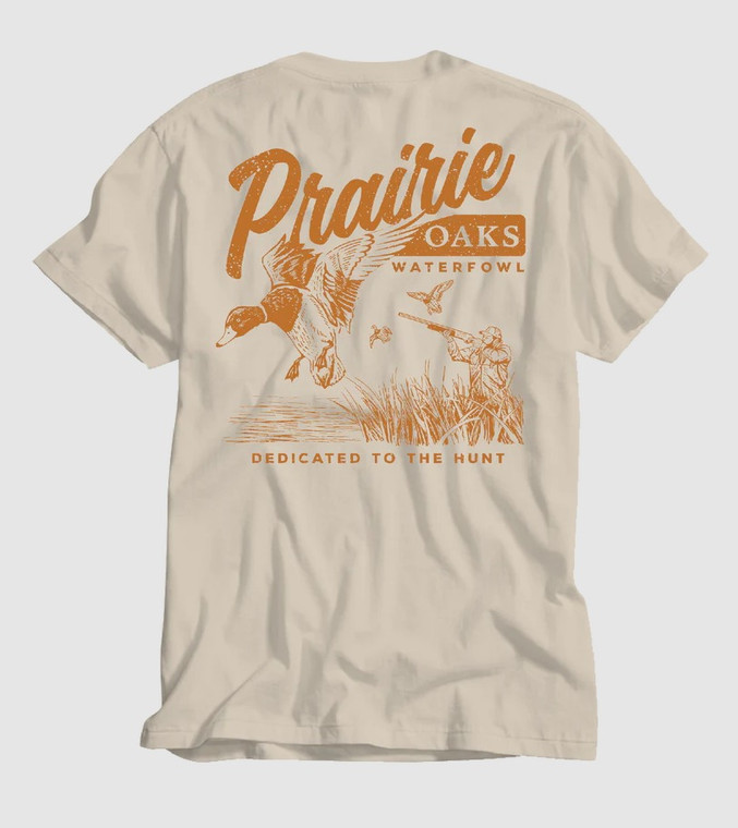 Pothole Mallard Short Sleeve Tee Shirt by Prairie Oaks Waterfowl
