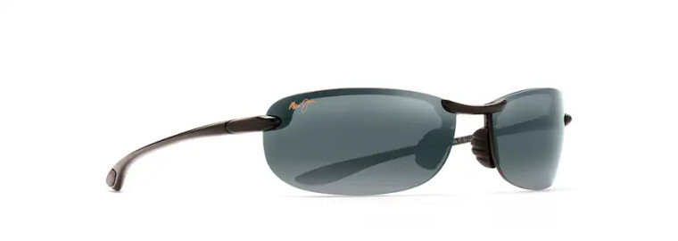 Makaha Polarized Sunglasses with a Gloss Black Frame and Neutral Gray Lenses by Maui Jim