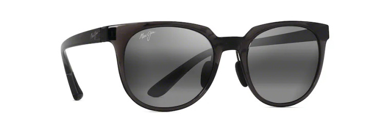 Wailua Sunglasses -  Translucent Grey Frame, Neutral Grey Lens by Maui Jim MAUI 454-11