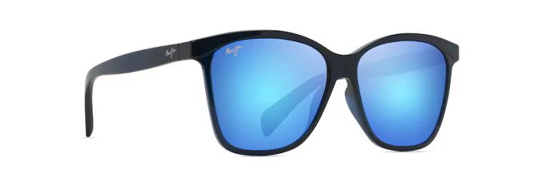 Liquid Sunshine Sunglasses with Translucent Navy and Blue Hawaii Lens by Maui Jim MAUI B601-03