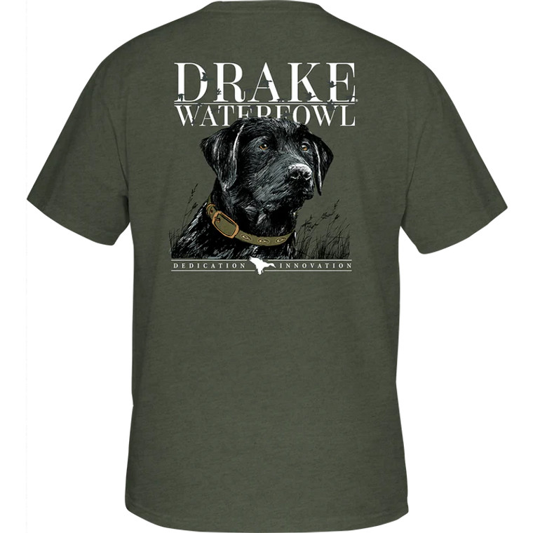 Black Lab Collar Short Sleeve Tee by Drake