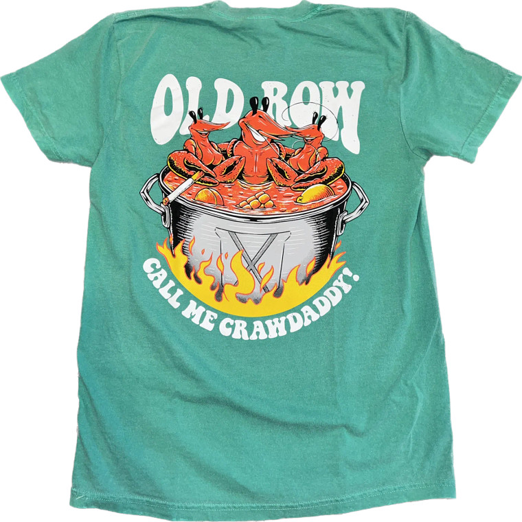 Men's Crawdaddy Short Sleeve Graphic Pocket Tee Shirt by Old Row