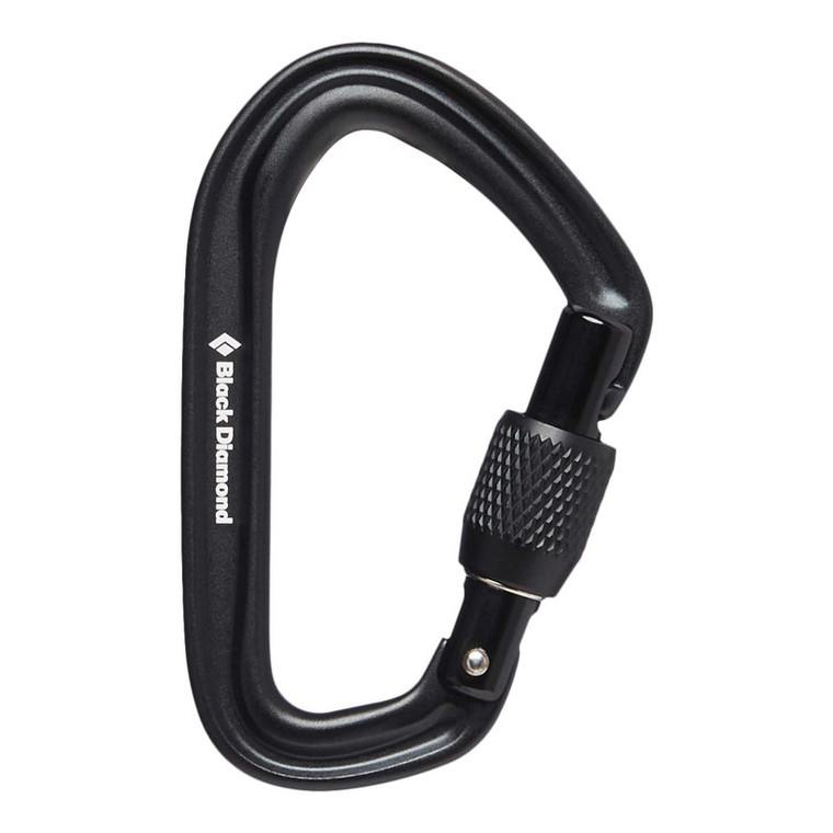 Black Diamond Hotforge Screwgate Carabiner by Trophyline