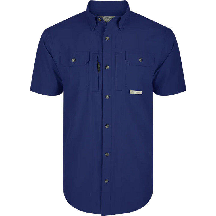 Men's Wingshooter Trey Short Sleeve Button Down Shirt by Drake