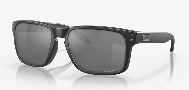 Holbrook Sunglasses - Prizm Black Polarized Lenses, Matte Black Frame by Oakley OAK 009102-5718