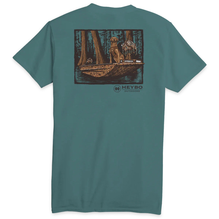 Men's Timber Dog Short Sleeve Graphic Tee Shirt by Heybo