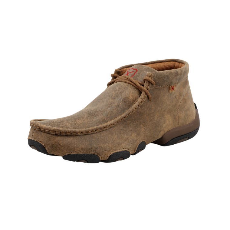 Men's The Original Chukka Leather Driving Moc Slip On Shoes by Twisted X