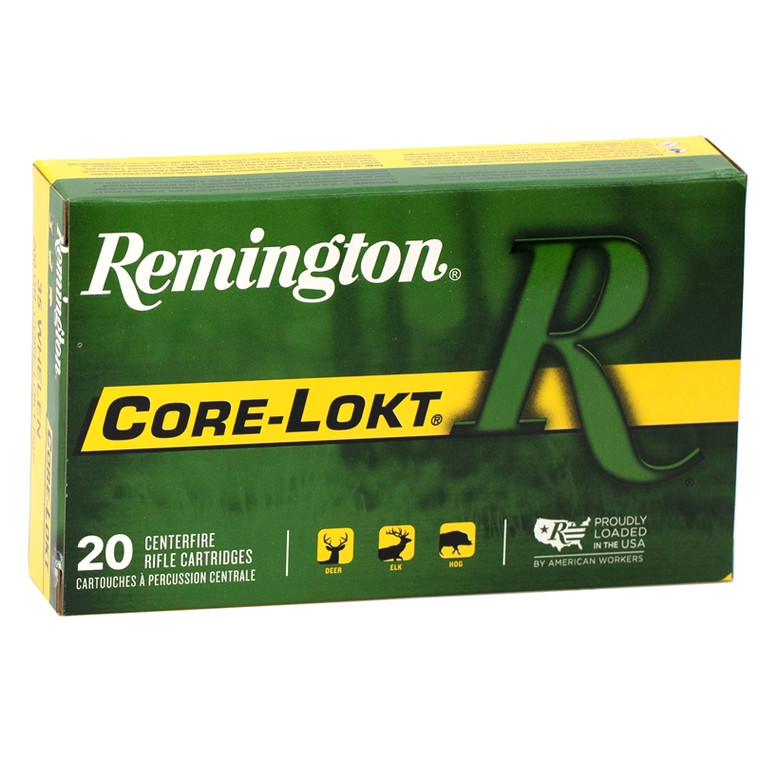 Remington Core Lokt 2,675 fps 35 Whelen 200 Grain Pointed Soft Point Rifle Ammunition