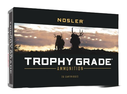 Nosler Trophy Grade 3,000 fps 30 Nosler 200 Grain Accubond Spitzer Boat Tail Rifle Ammunition