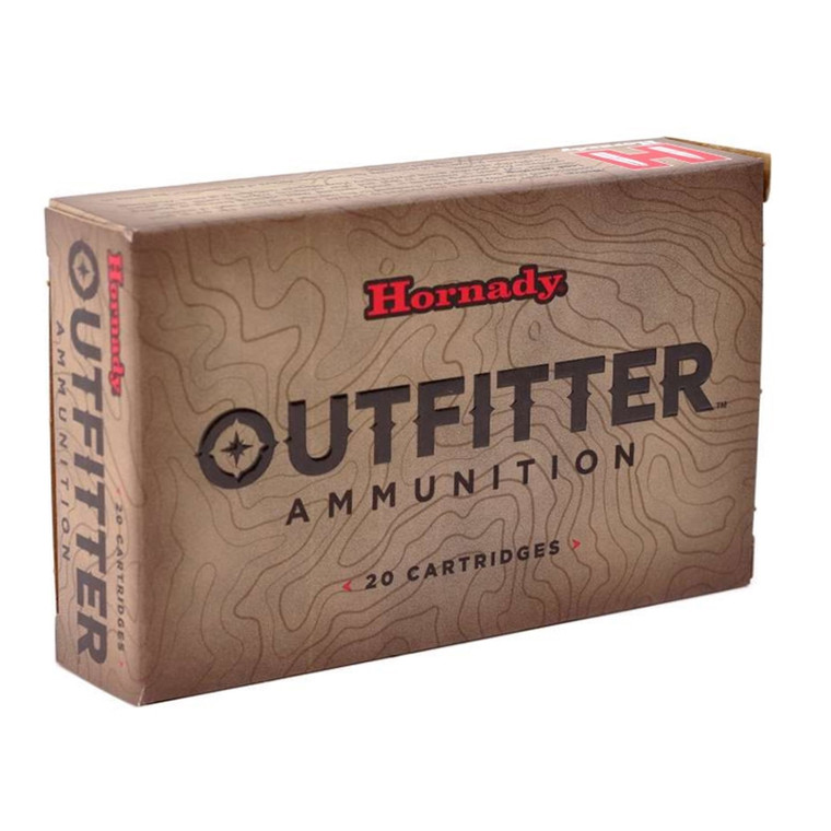 Hornady Outfitter 3,000 fps 7mm Precision Rifle Cartridge 160 Grain Copper Expanding Rifle Ammunition