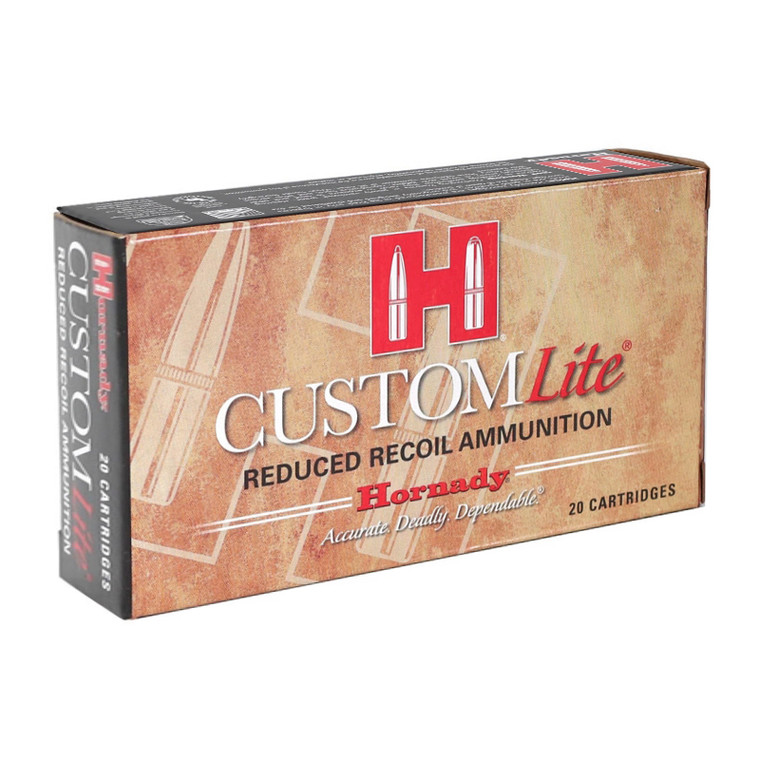 Hornady Custom Lite 2,675 fps 7mm-08 Remington 120 Grain Super Shock Tip Rifle Ammunition