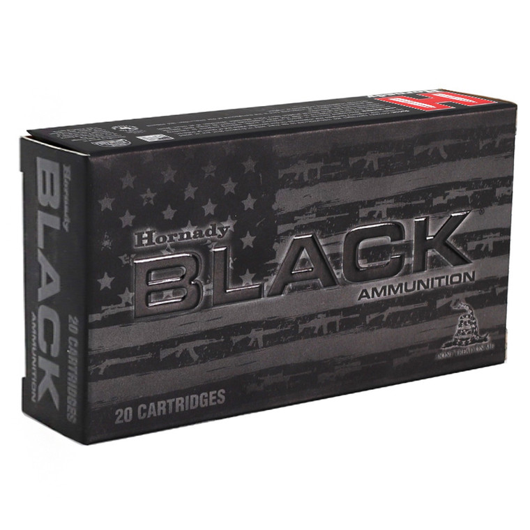 Hornady Black .224 Valkyrie, 75 Grain Hollow Point Boat Tail, Rifle Ammunition - Box