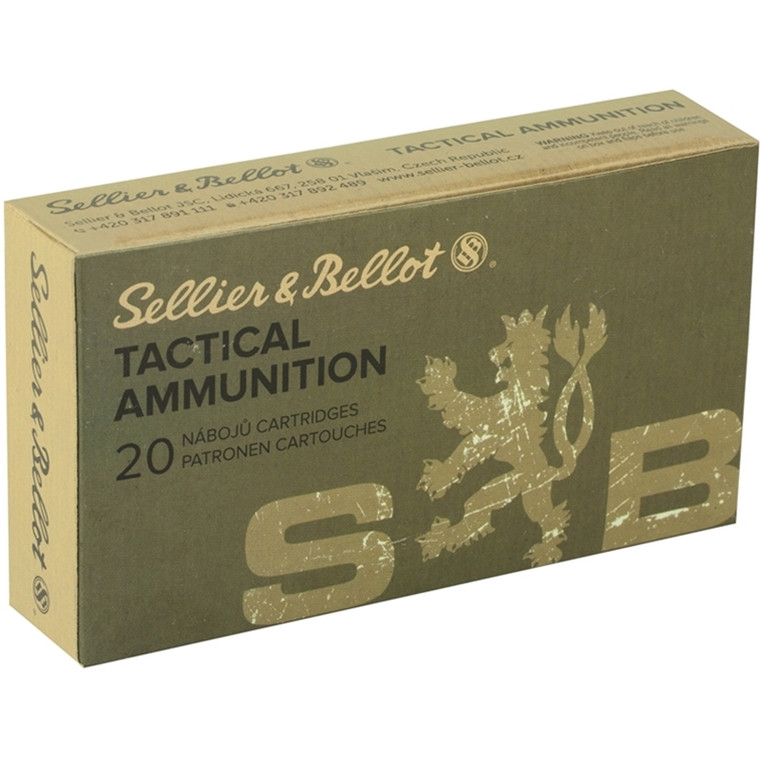 Sellier & Bellot 2,657 fps 6.5 Creedmoor 140 Grain Full Metal Jacket Boat Tail Rifle Ammunition