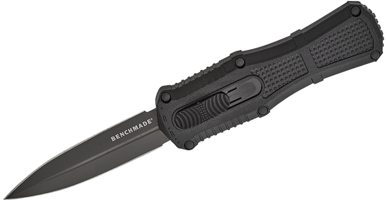 Black Finish Mini Claymore AUTO Out the Front 3.02" Blade Knife by Benchmade