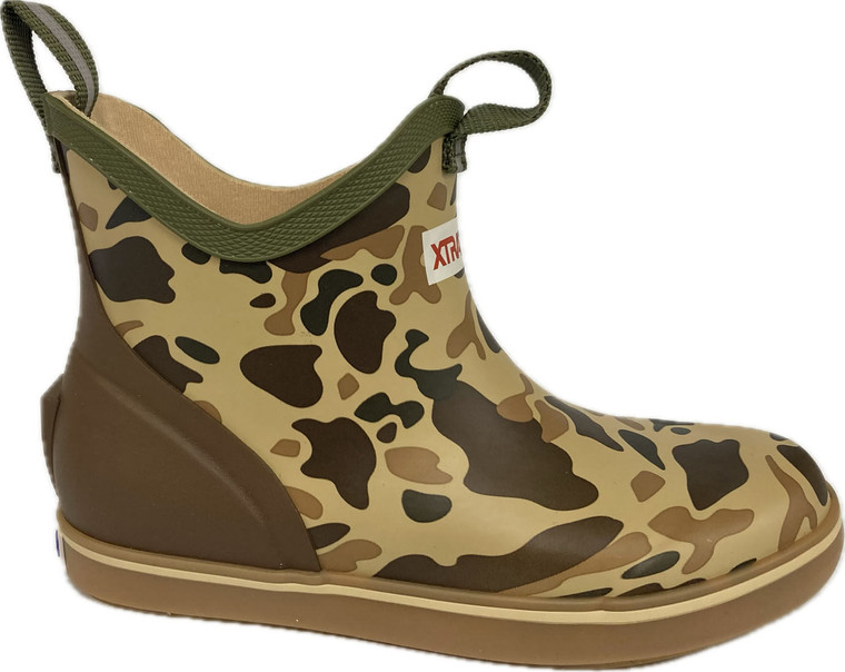 Youth 4 Inch Duck Camo Ankle Deck Boot by XTRATUF