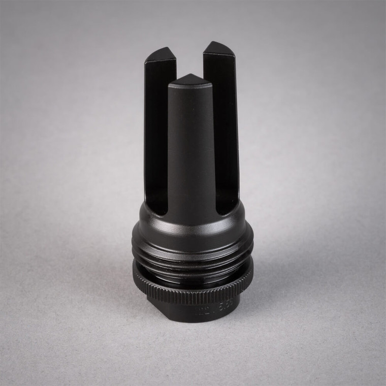 ASR Mount Compatible Flash Hider in 9mm Bore for M13.5x1LH Threaded Barrel by SilencerCo