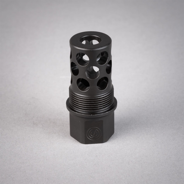 Thread Over Muzzle Device Compact 30 Cal Radial Brake 5/8x24 Thread by SilencerCo.