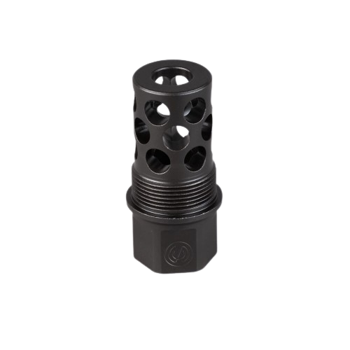 Thread Over Muzzle Device Compact 30 Cal Radial Brake 5/8x24 Thread by SilencerCo.