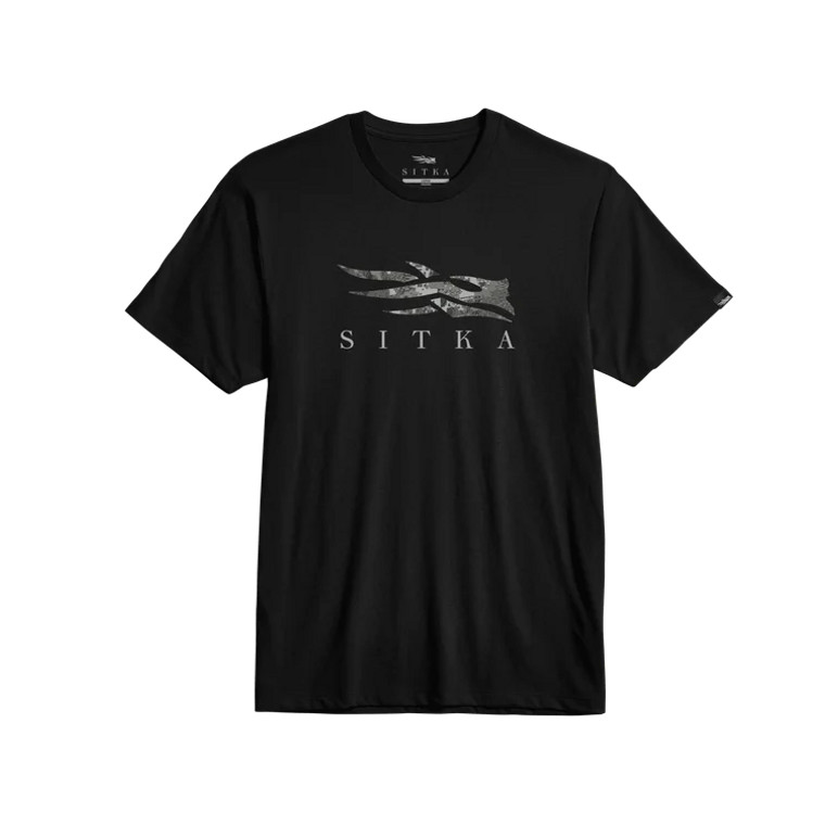 Men's Icon Optifade Short-Sleeve T-Shirt, by Sitka - Black/Elevated II