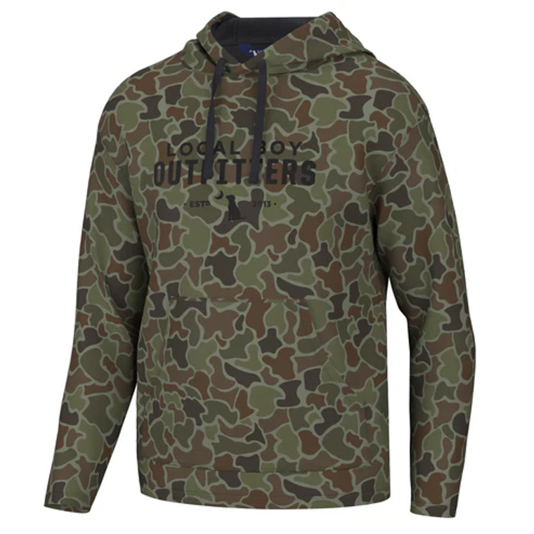 Youth Printed Poly Fleece Hoodie by Local Boy Outfitters