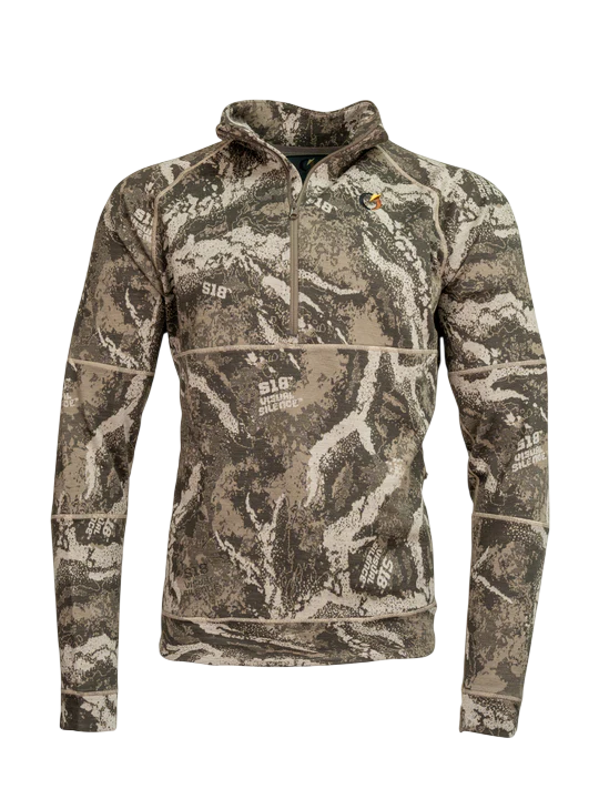 Men's FareWinds Merino LR Base System Half Zip Pullover by Code of Silence