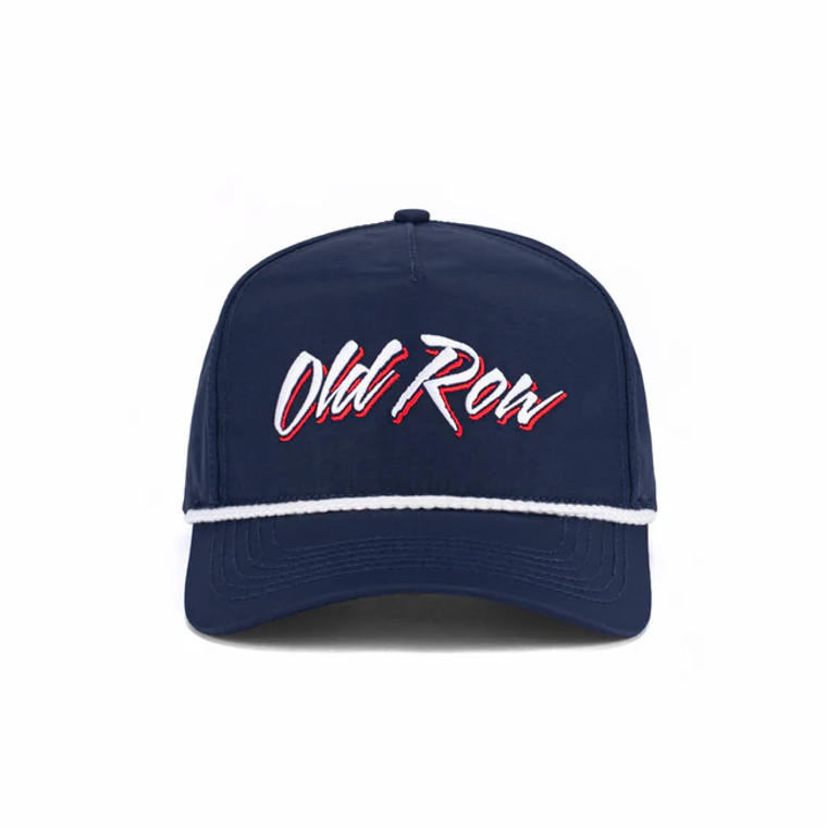 Script Nylon Rope Hat in Navy by Old Row