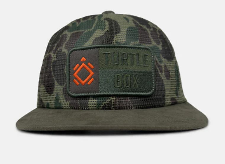 All-Mesh Camo Trucker Hat by Turtlebox